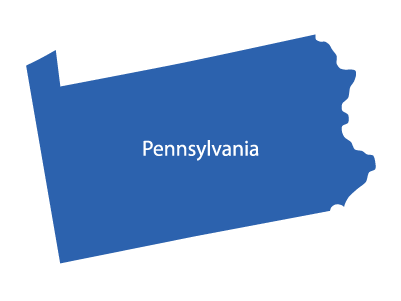 Map of Pennsylvania