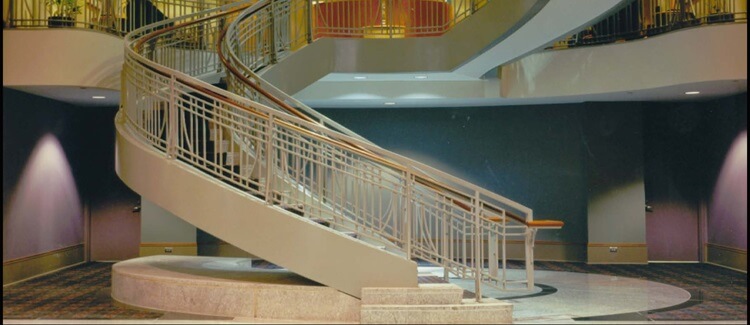 Curved Design Enhancing Atrium Space