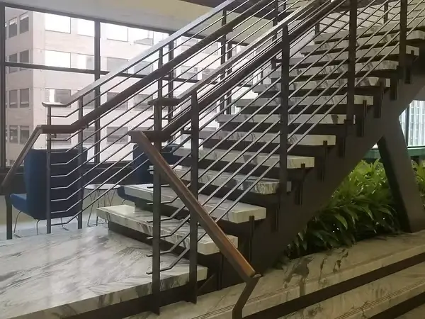 Monumental stair installed at the McCormick Taylor office