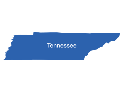 Map of Tennessee