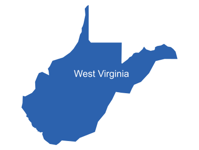 Map of West Virginia